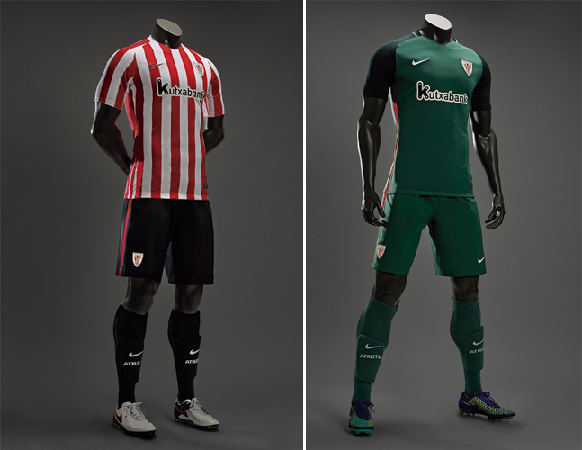 Equipación del Athletic Club Bilbao: camiseta, pantalon y medias