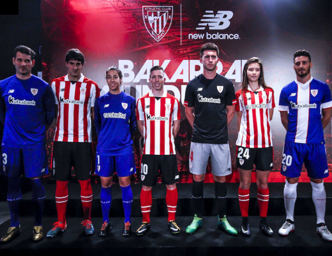 Equipación del Athletic Club Bilbao: camiseta, pantalon y medias